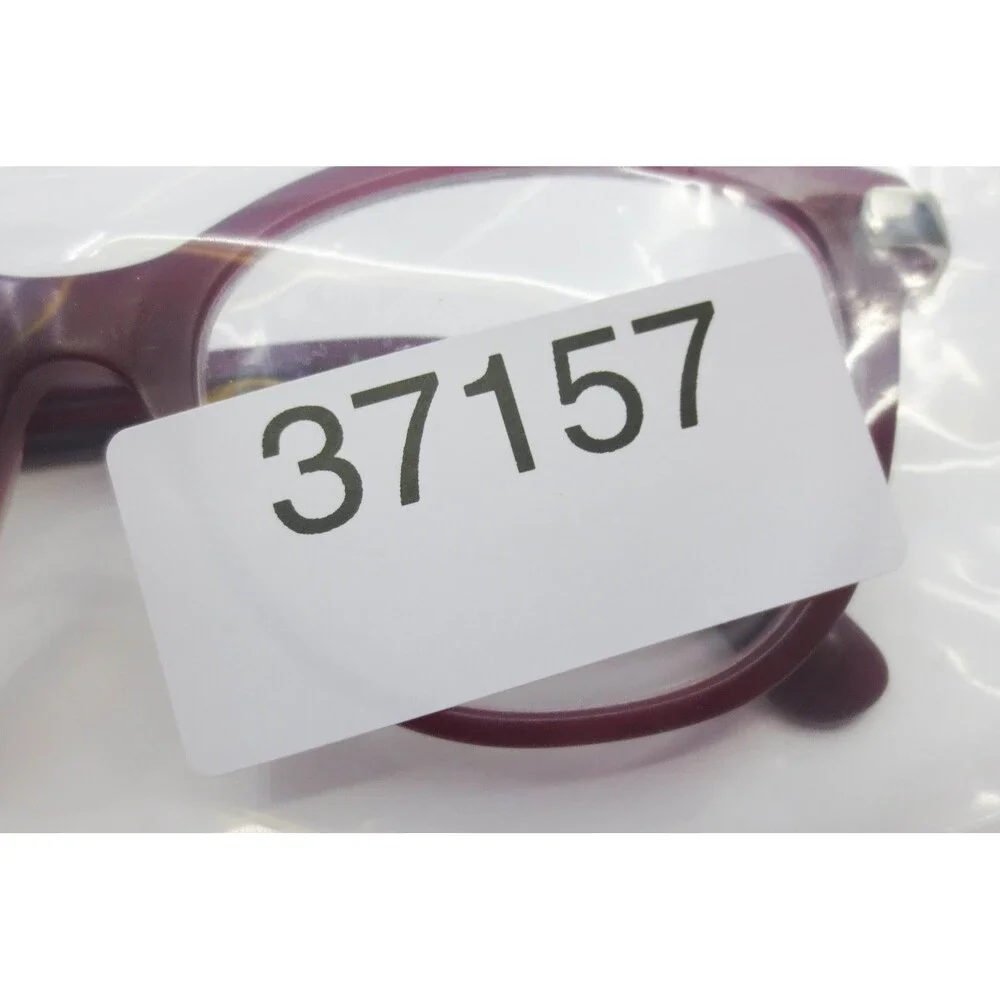 Jimmy Choo JC196 LHF Burgundy Cat Eye Eyeglasses Frames Studded Italy 51-17-140